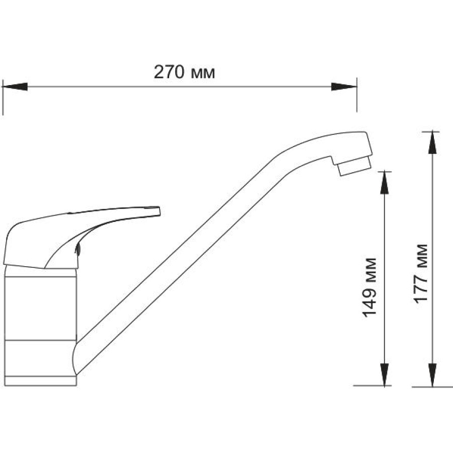 Смеситель для кухни WasserKRAFT Oder 6307