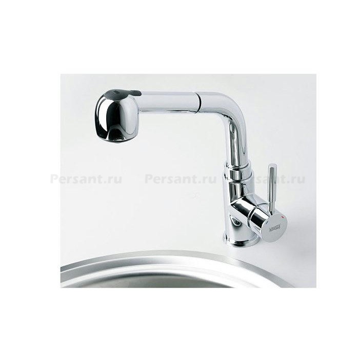 Смеситель для кухни WasserKRAFT Main 4166 с выдвижным изливом, хром