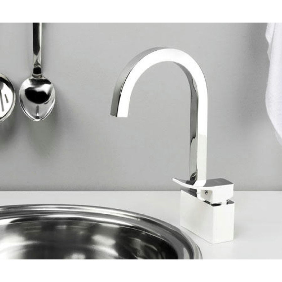 Смеситель для кухни WasserKRAFT Aller 1067WHITE