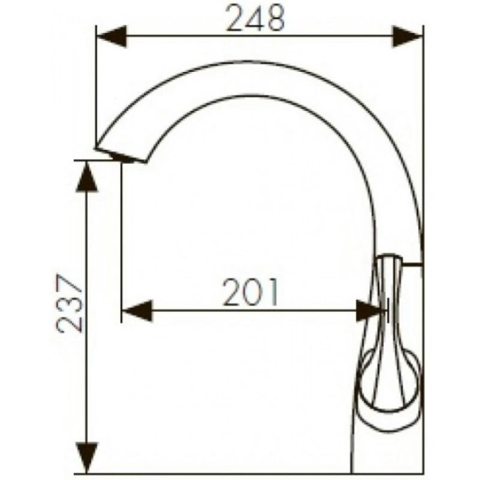 Смеситель для кухни Kaiser Comba 48033-1