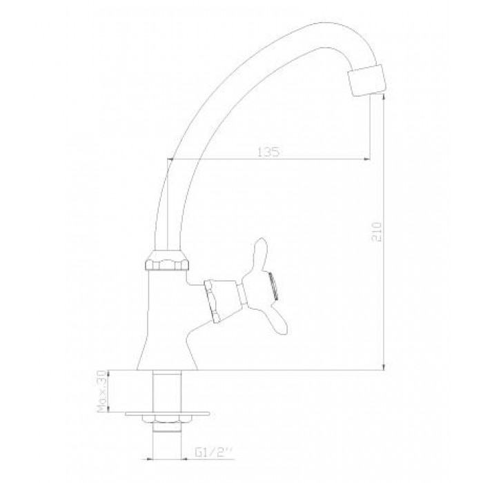 Смеситель Rossinka Q Q02-60U