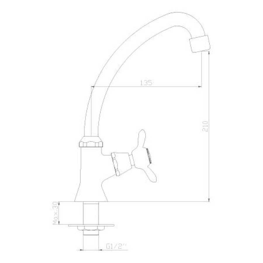 Смеситель Rossinka Q Q02-60U