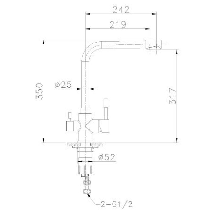 Смеситель для кухни Lemark Expert LM5060S