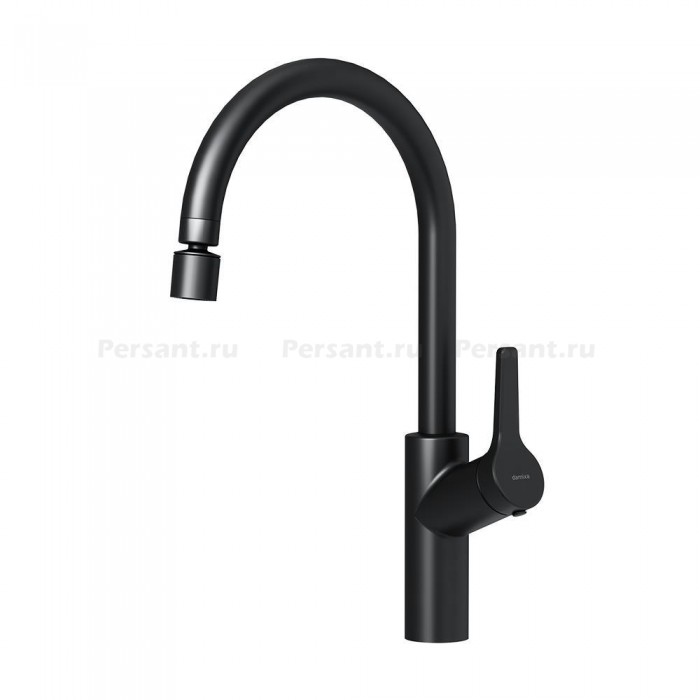 Смеситель для кухни Damixa Eclipse DX310722300 с поворотным аэратором, черный матовый