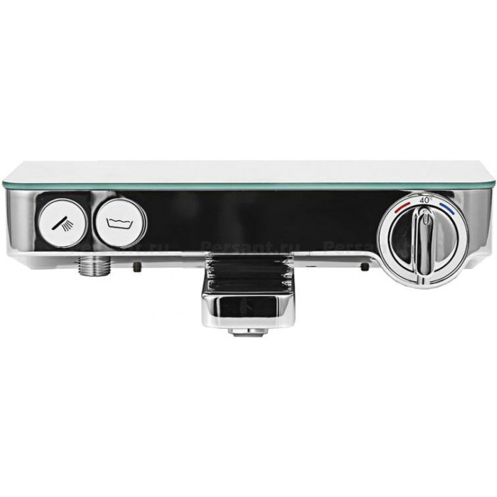 Смеситель для ванны Hansgrohe Select 13151400 с термостатом, белый/хром
