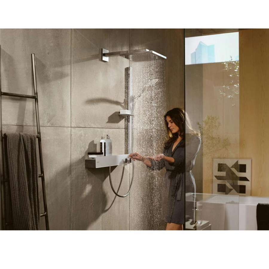 Термостат hansgrohe ShowerTablet 600 13108400 белый/хром для 2 потребителей