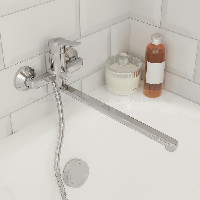 Смеситель для ванны Milardo Stripe STRSB02M10 хром