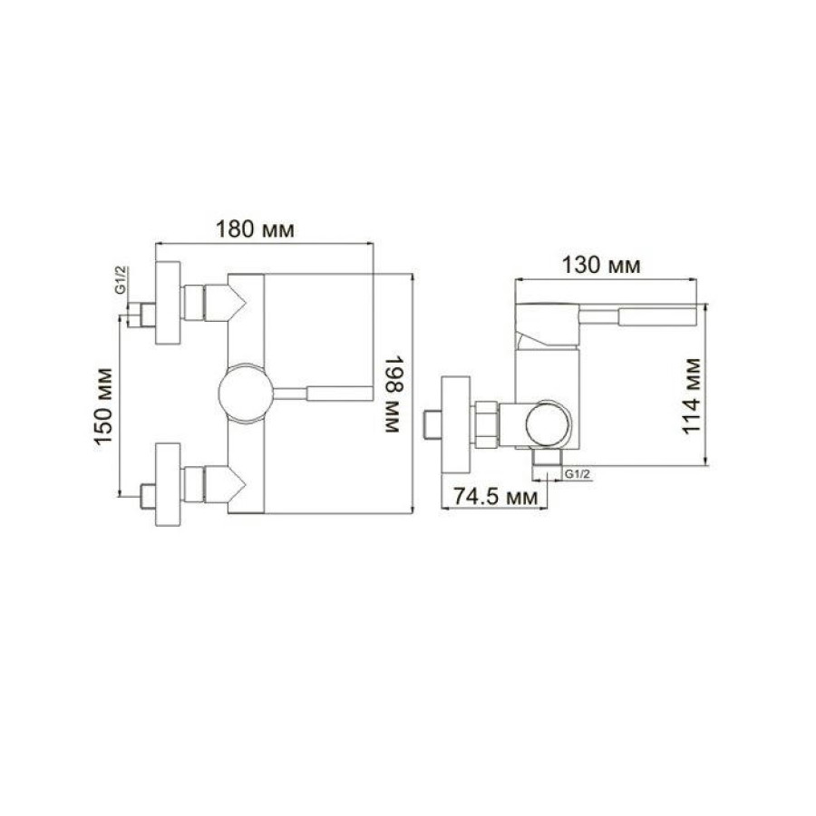 Смеситель для душа WasserKRAFT Main 4102