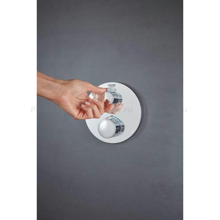 Смеситель для душа Grohe Grohtherm 24076000 встраиваемый, с термостатом, хром