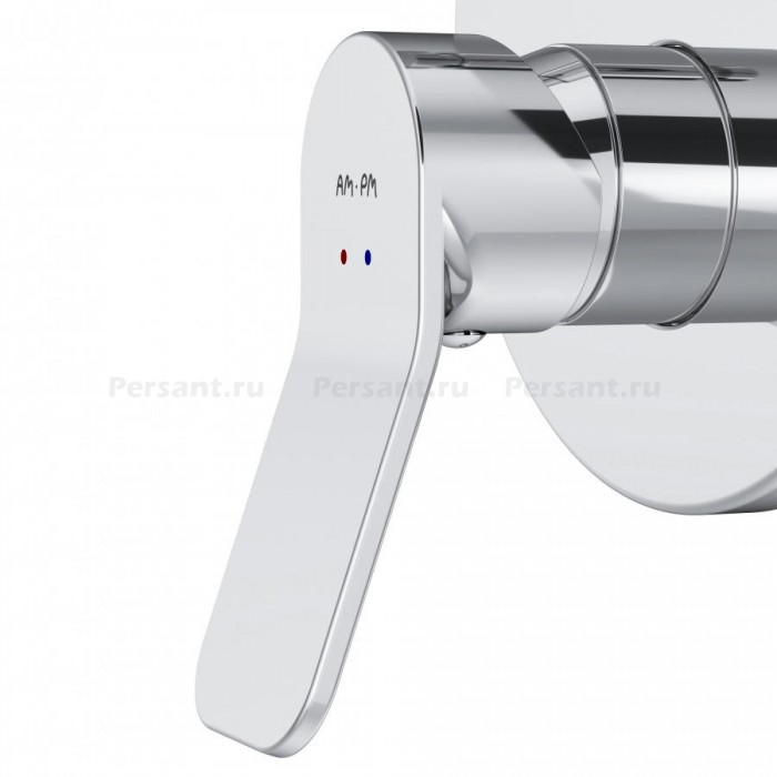 Смеситель для ванны AM.PM X-Joy F85A45000 встраиваемый, хром