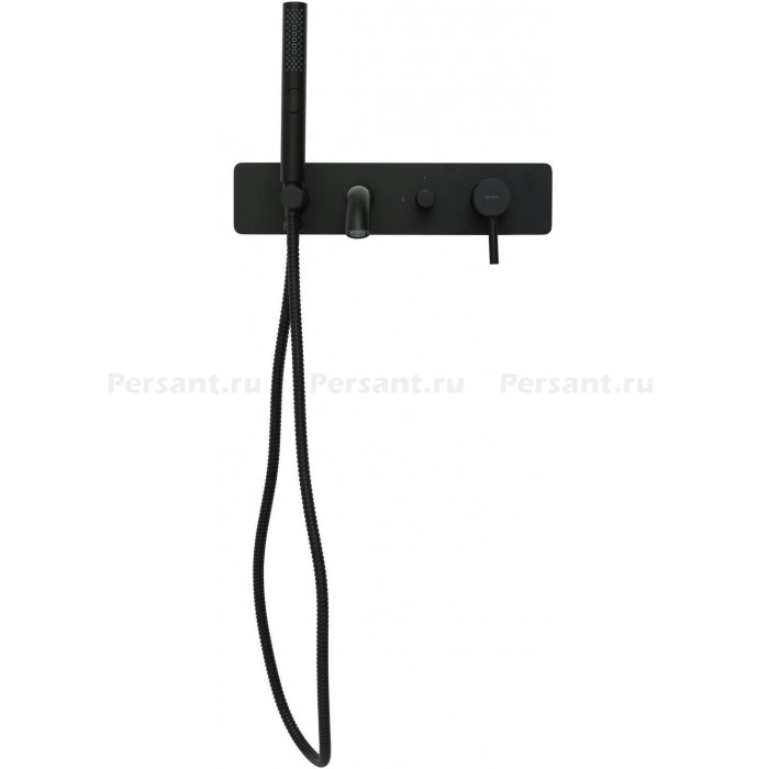 Смеситель для ванны Allen Brau Priority 5.31006-31 встраиваемый, черный матовый