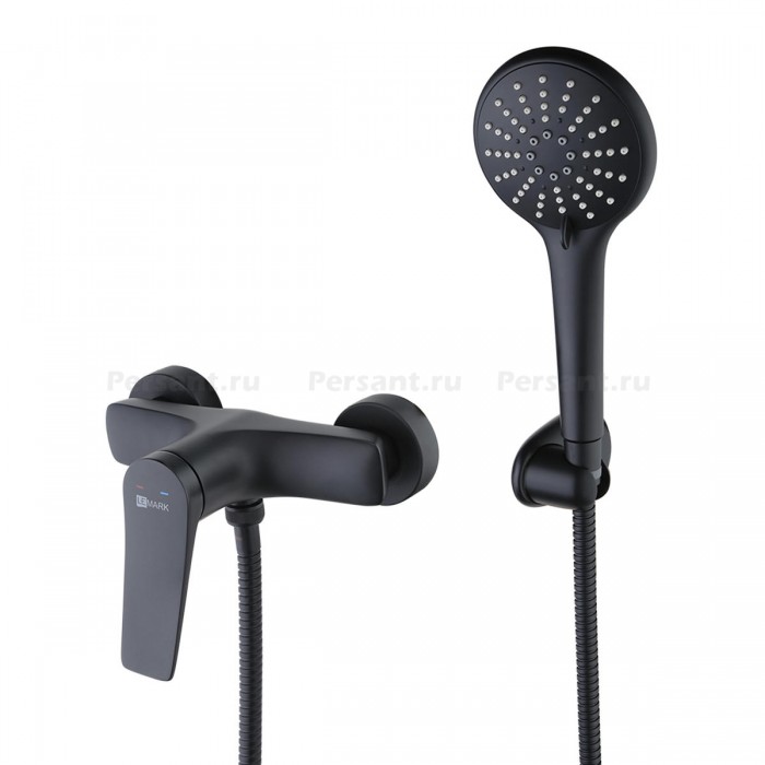 Смеситель для душа Lemark Bronx LM3703BL черный матовый