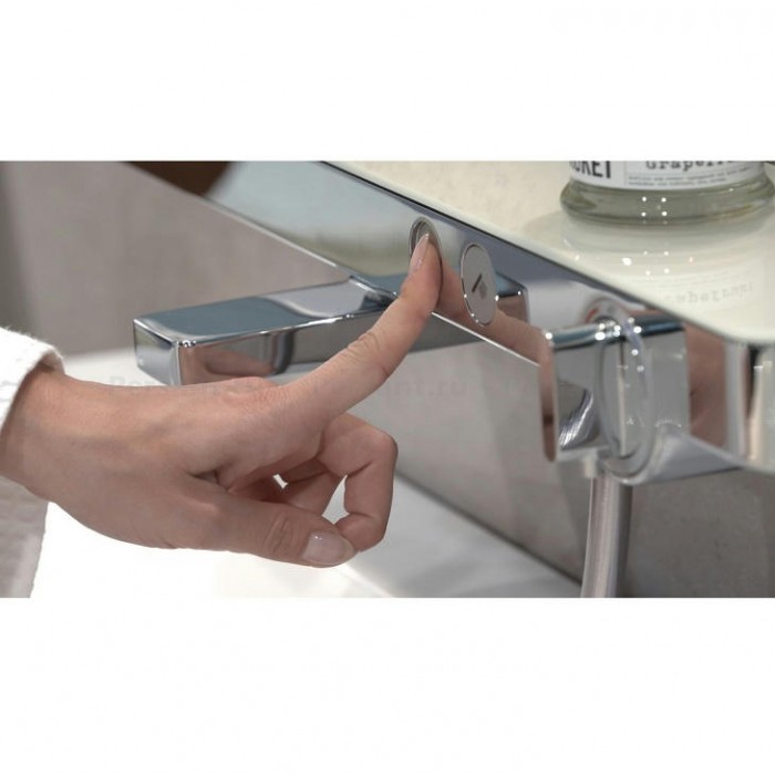 Смеситель для ванны hansgrohe ShowerTablet Select 13183000 с термостатом, хром