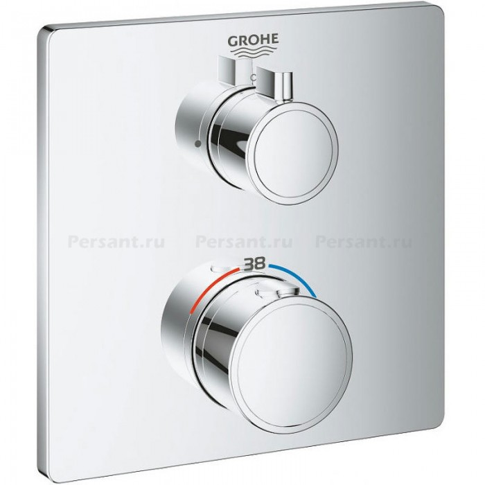Смеситель для душа Grohe Grohtherm 24078000 встраиваемый, с термостатом, хром