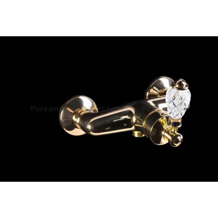 Смеситель для душа Boheme Vogue Crystal 214-CRST золото глянцевое