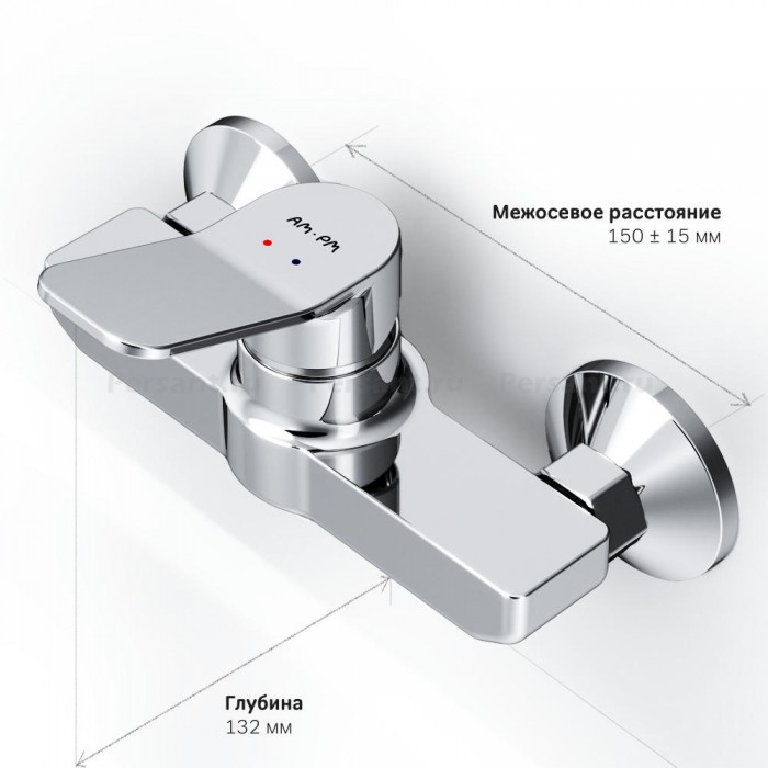 Смеситель для душа AM.PM X-Joy F85A20000 хром