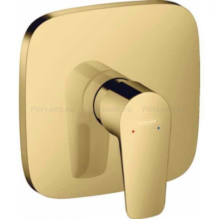 Смеситель для душа hansgrohe Talis E 71765990 встраиваемый, полированное золото