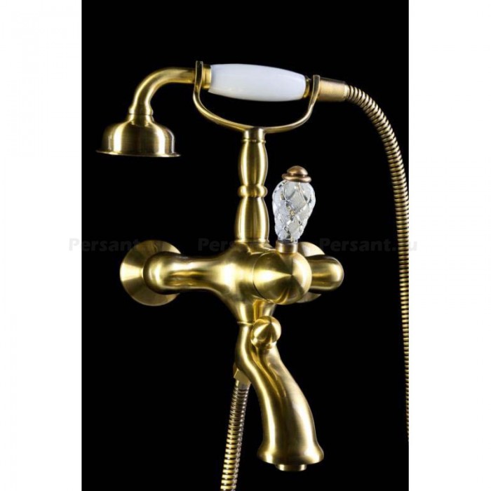 Смеситель для ванны Boheme Crystal 303-CRST бронза
