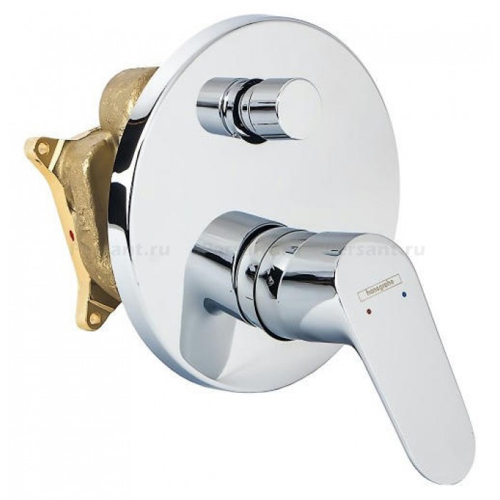 Смеситель для ванны Hansgrohe Focus E2 31945000 встраиваемый, хром