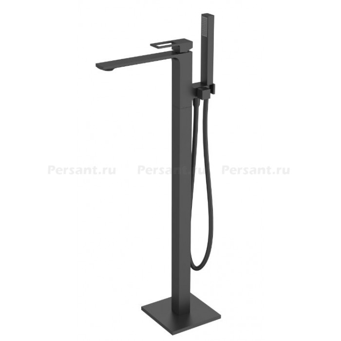 Смеситель для ванны BelBagno Luce LUC-FMT-NERO напольный, черный матовый