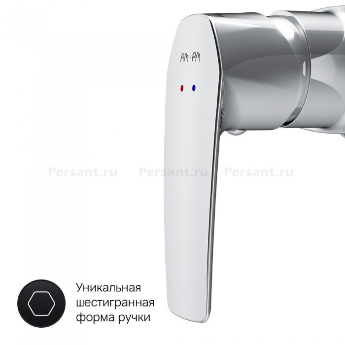 Смеситель для душа AM.PM Gem F90A20000 хром