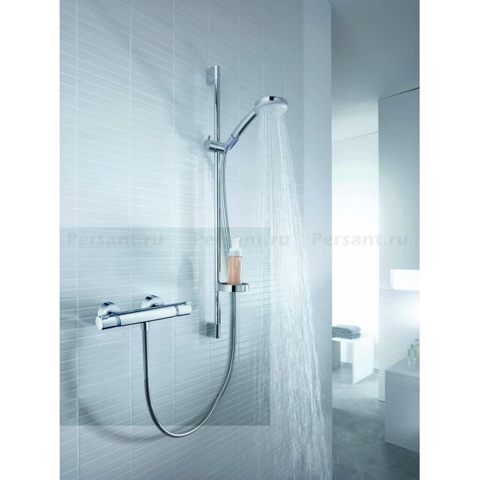 Смеситель для душа Hansgrohe Ecostat 13116000 с термостатом, хром