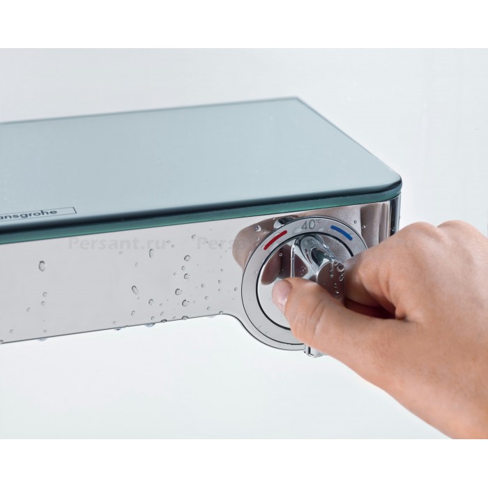 Смеситель для душа Hansgrohe Select 13171400 с термостатом, белый/хром