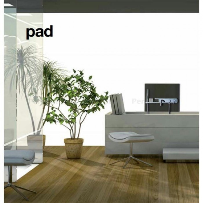 Смеситель для ванны Paini Pad PDCR100B0 белый/хром