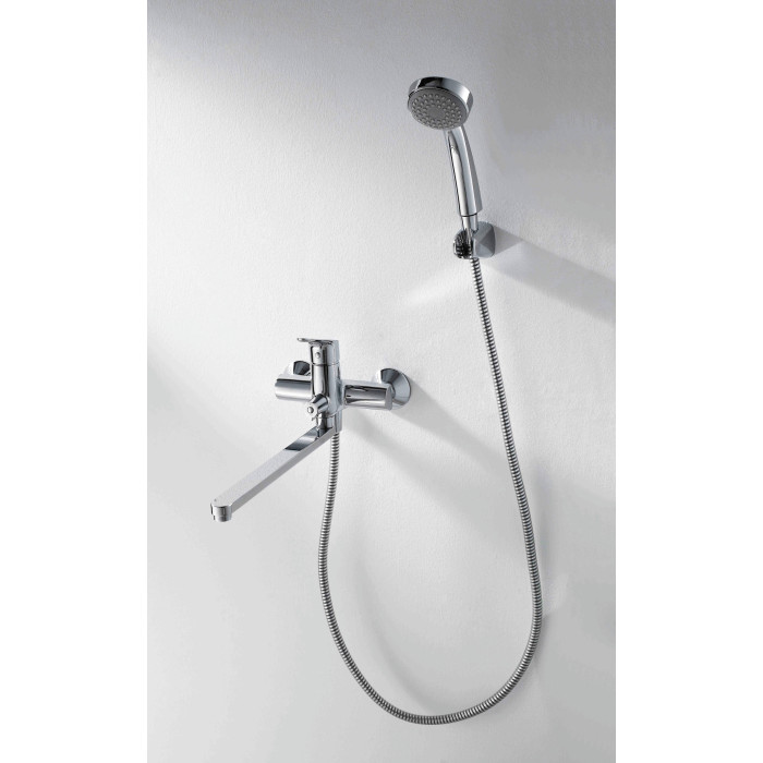 Смеситель для ванны Bravat DROP F64898C-LB