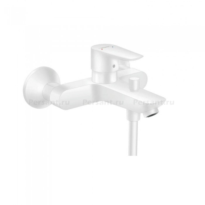 Смеситель для ванны hansgrohe Talis E 71740700 матовый белый