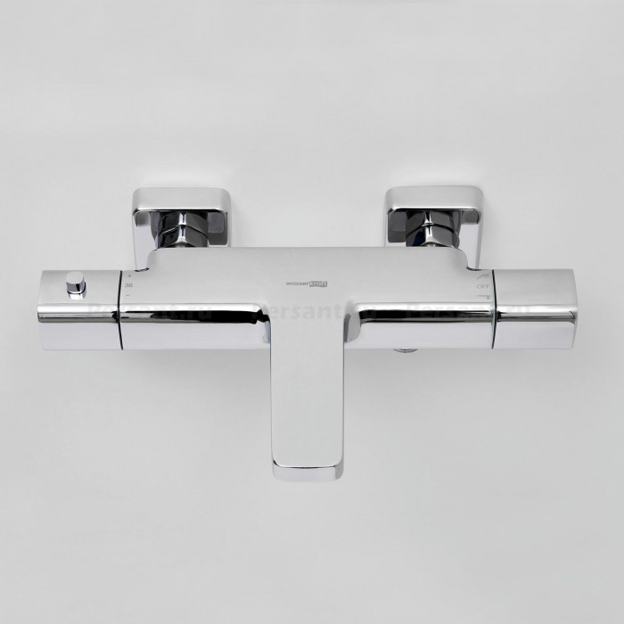 Смеситель для ванны WasserKRAFT Naab 8600 8611 Thermo с термостатом, хром