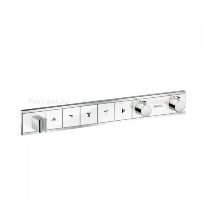 Смеситель для душа hansgrohe RainSelect 15358400 с термостатом, на 5 потоков, хром