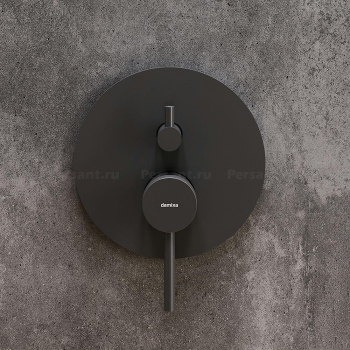 Смеситель для душа Damixa Scandinavian Pure 367100300 встраиваемый, черный матовый