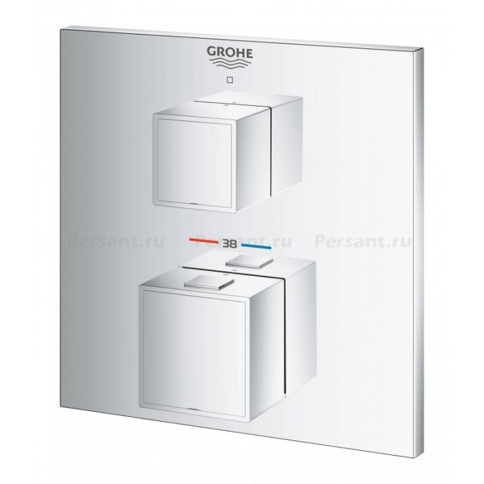 Смеситель для душа Grohe Grohtherm Cube 24153000 встраиваемый, с термостатом, хром