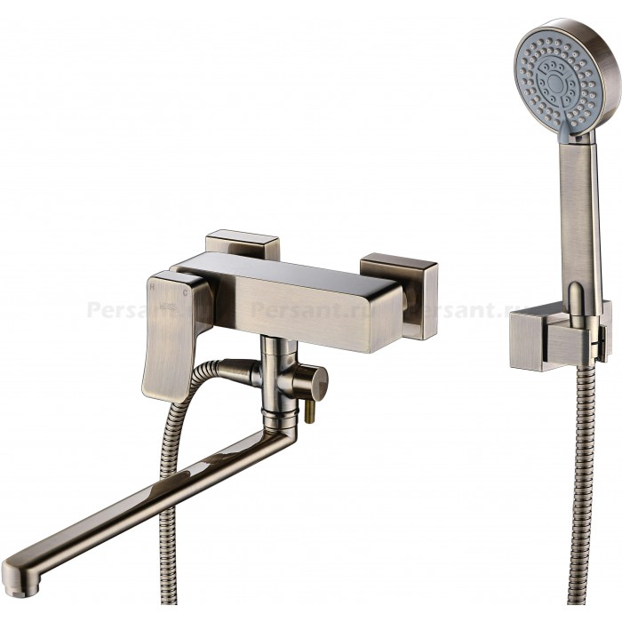 Смеситель для ванны WasserKRAFT Exter 1602L бронза