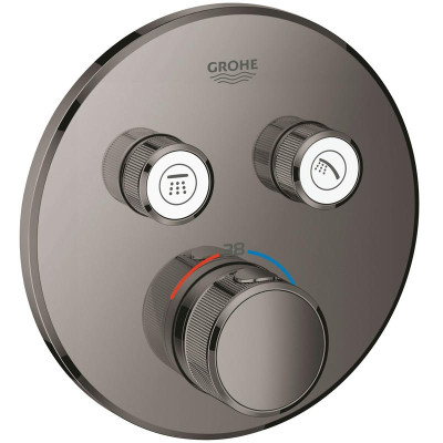 Смеситель для душа Grohe Grohtherm SmartControl 29119A00 темный графит глянцевый