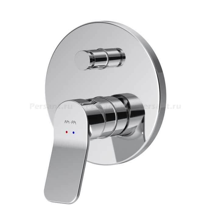 Смеситель для ванны AM.PM X-Joy F85A45000 встраиваемый, хром
