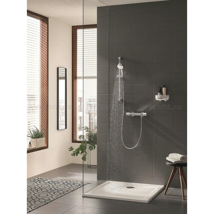 Смеситель для душа Grohe Grohtherm 1000 Performance 34776000 с термостатом, хром