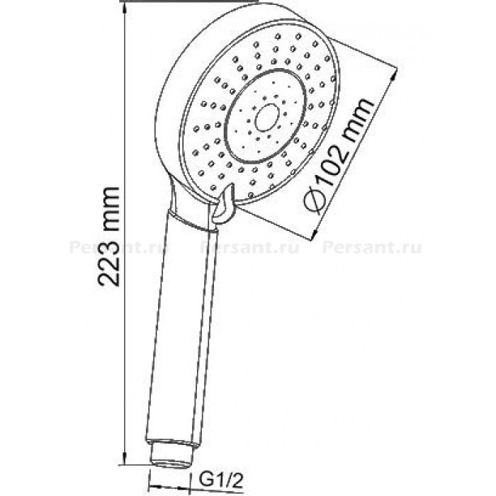 Смеситель для ванны WasserKRAFT Berkel 4801 хром