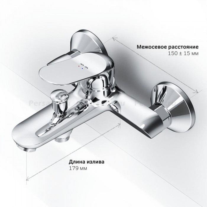 Смеситель для ванны AM.PM Sunny F85C10000 хром