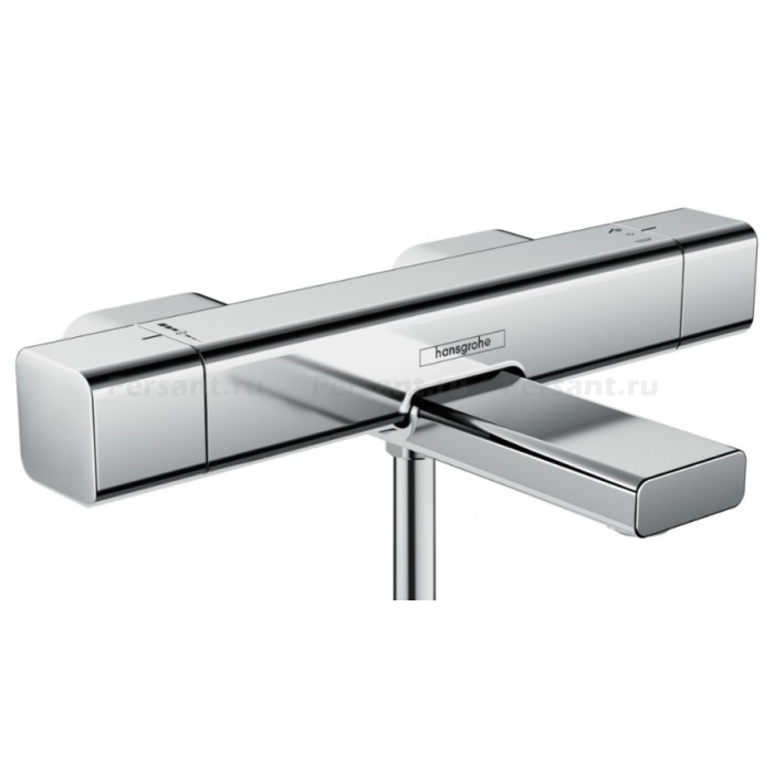 Смеситель для ванны hansgrohe Ecostat E 15774000 с термостатом, хром
