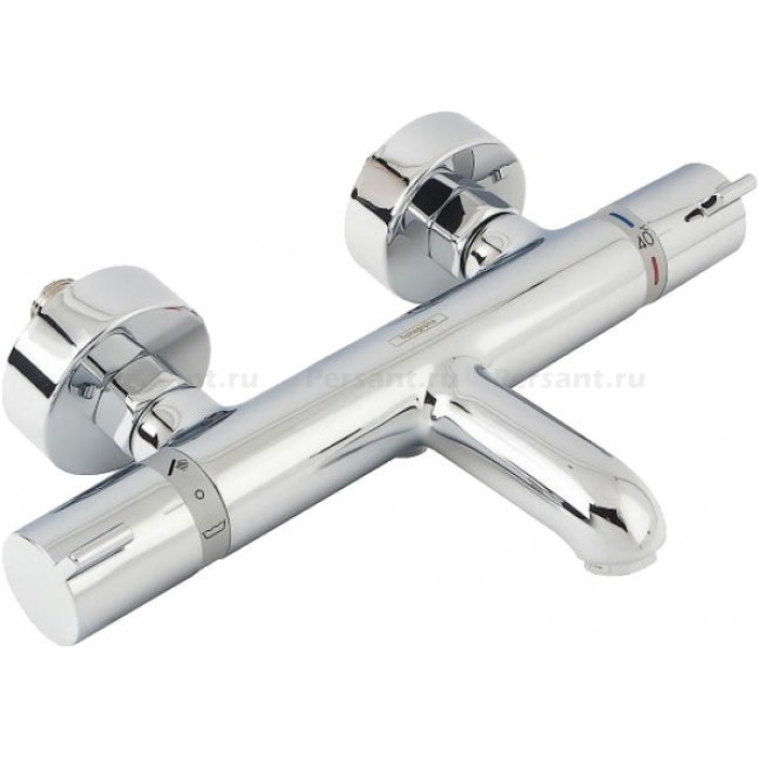 Смеситель для ванны Hansgrohe Ecostat 13114000 с термостатом, хром