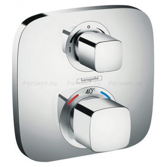 Смеситель для душа Hansgrohe Ecostat 15708000 встраиваемый, с термостатом, хром