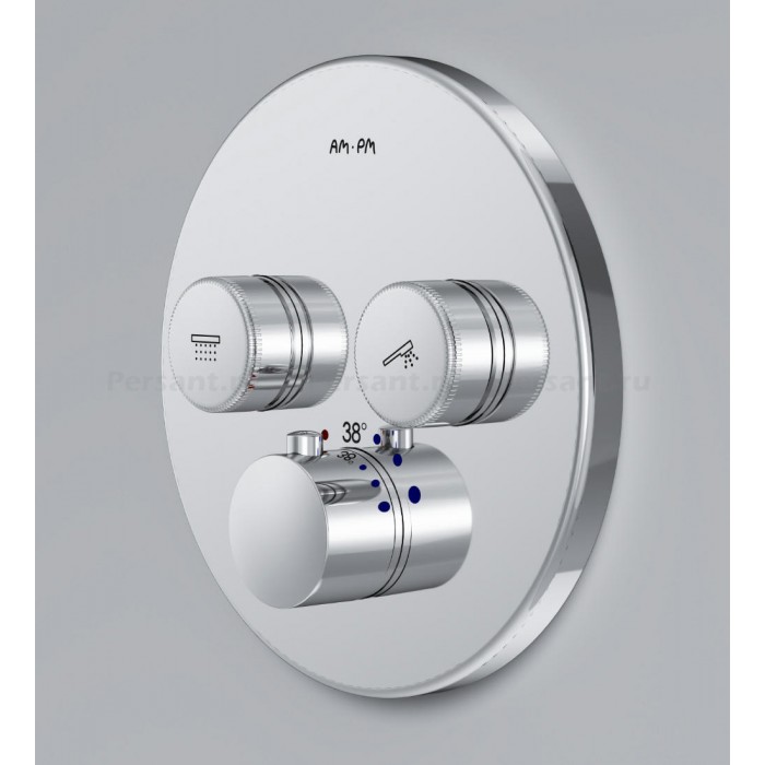Смеситель для душа AM.PM Inspire V2.0 F50A85700 встраиваемый, с термостатом, хром
