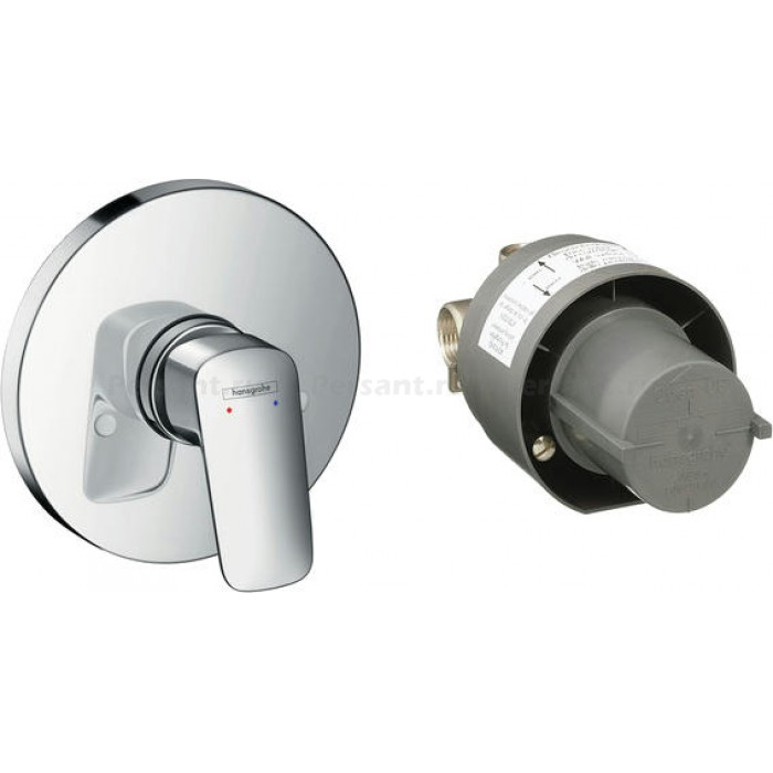 Смеситель для душа Hansgrohe Logis 71666000 встраиваемый, хром