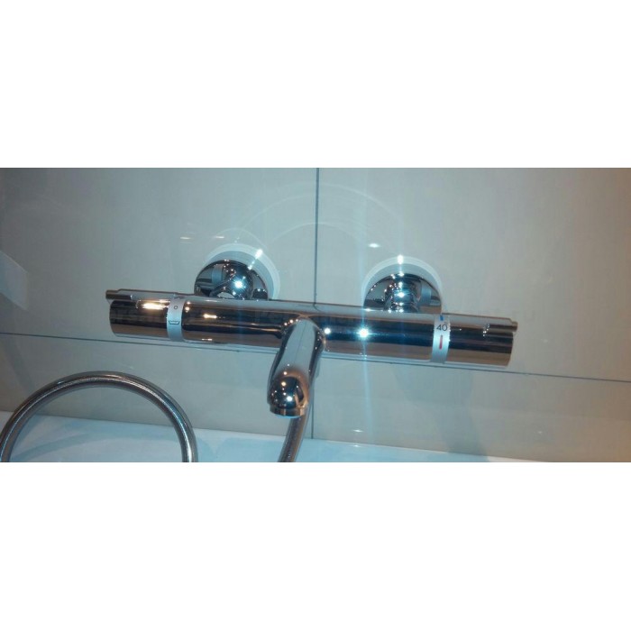 Смеситель для ванны Hansgrohe Ecostat 13114000 с термостатом, хром