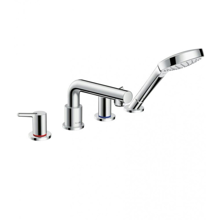 Смеситель на край ванны hansgrohe Talis S 72419000 на 4 отверстия