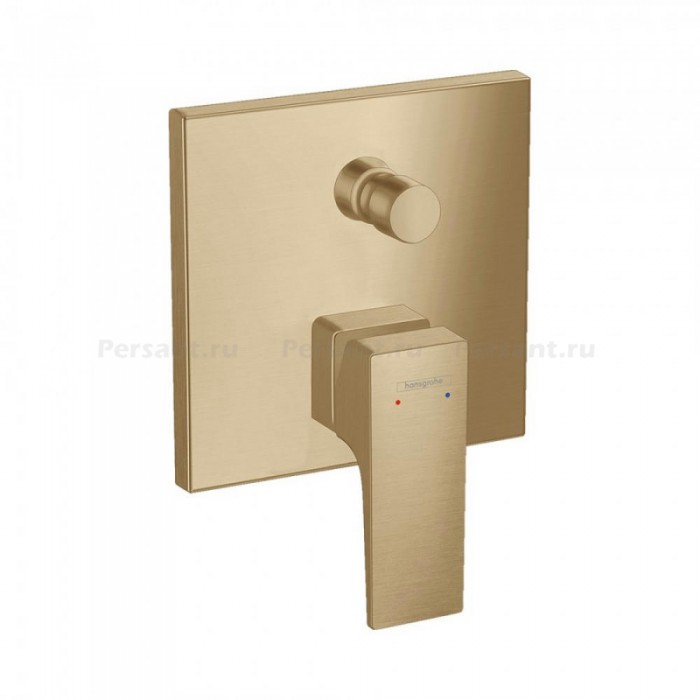 Смеситель для ванны hansgrohe Metropol 32545140 встраиваемый, шлифованная бронза