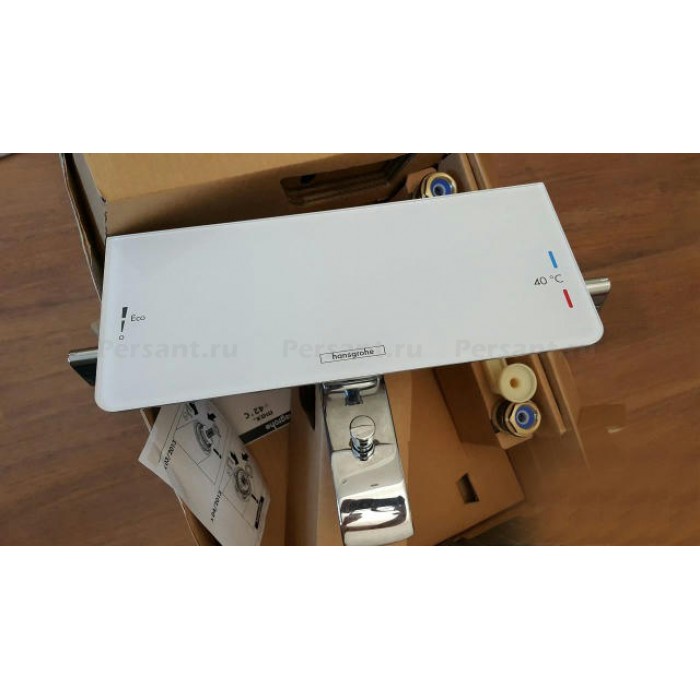Смеситель для ванны Hansgrohe Ecostat 13141000 с термостатом, хром