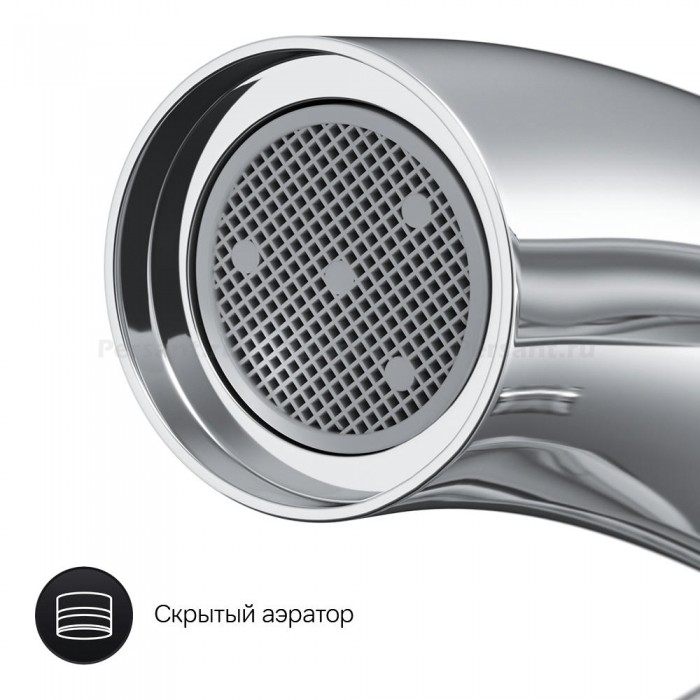 Смеситель для ванны AM.PM Sense F7550064 с термостатом, хром